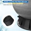 Plastic Drainage Cover Pump Cover Pool Pump Accessories Pressure Gauge Replacement Gasket for ECX270861 SX180LA Models