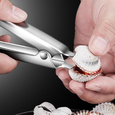 Clam Opener Steel Clip Kitchen Supplies Multipurpose Oyster Shucker Machine Pliers for