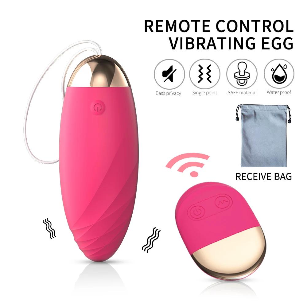 Powerful Vibrating Bullet Love Egg Wireless Remote Control Vibratiors Female for Women Dildo G-spot Massager Goods for Adults 18