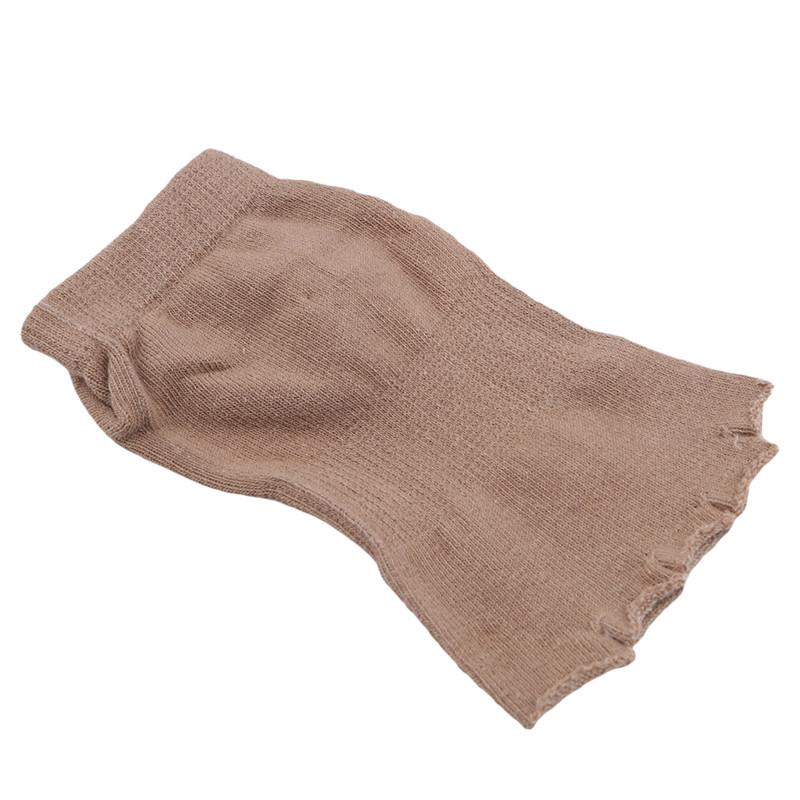 1 Pair Yoga Socks Five-Finger Socks Women's Non-slip Pilates Sports Socks Fitness Ballet Yoga Durable Half Toe Socks