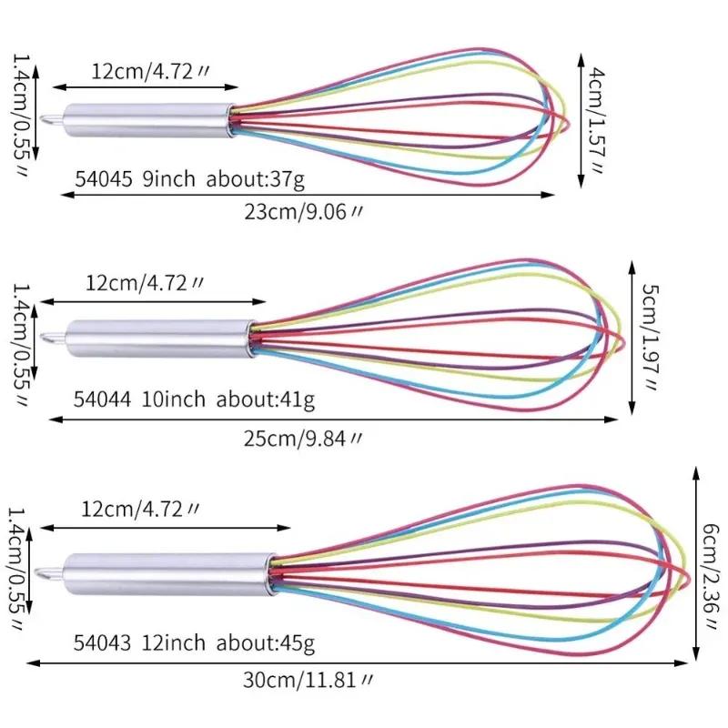 2025 1pcs Drink Whisk Mixer Egg Beater Silicone Egg Beaters Kitchen Tools Hand Egg Mixer Cooking Foamer Wisk Cook Blender for Drink Whisk