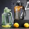 1700ml/2500ml Large Water Bottle with Scale Fashion Large Sports Bottle for Fitness Workout