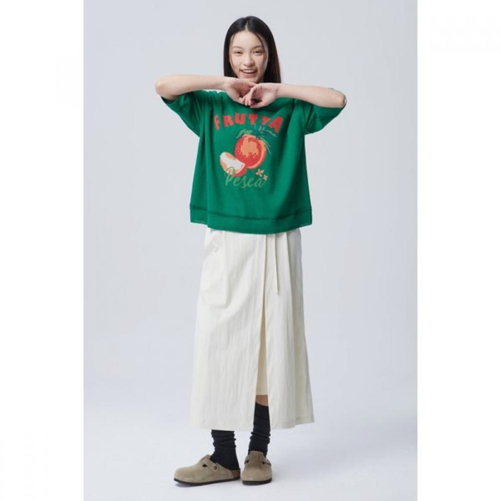 Benetton Peach Print Knit Bakpf6631