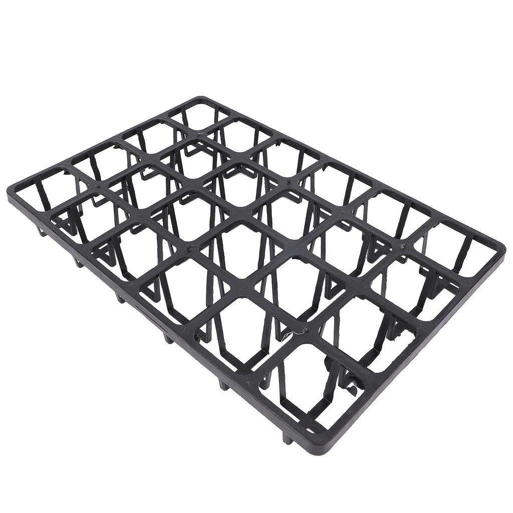 5PCS Nursery Pot Tray with 24 Cells Plant Pot Carrying Tray Plastic 24 Cells Square Flowerpot Carrier Tray for Gardening