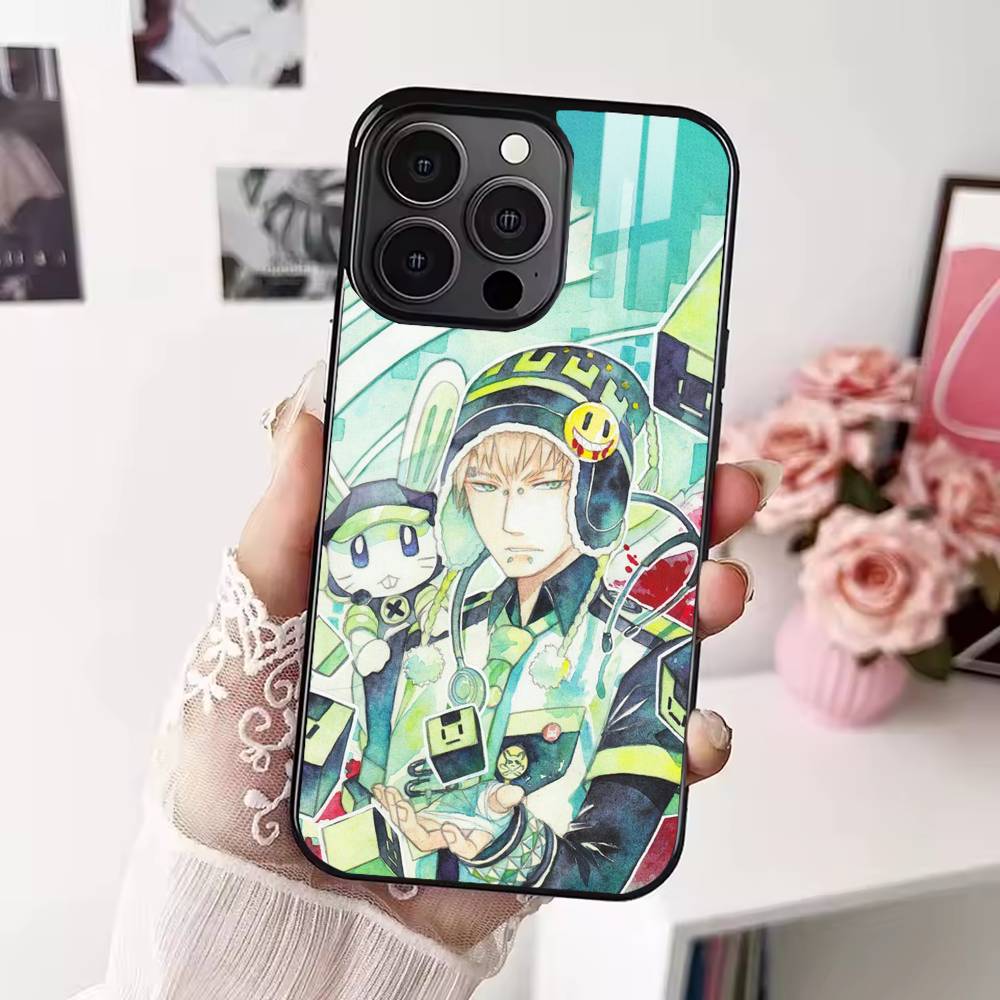 D-Dramatical Animer M-Murder Phone Case For iPhone 17 16 15 14 13 12  Pro Max Plus for Magsafe Mirror Wireless Magnetic Cover