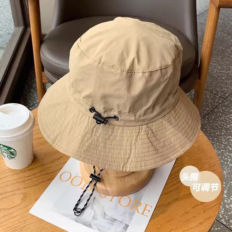 Summer UV Protection Hiking Hat Quick-drying Wide Brim Outdoor Visor Bucket Hats Mesh Breathable Sun Hat Outdoor Cycling Hat