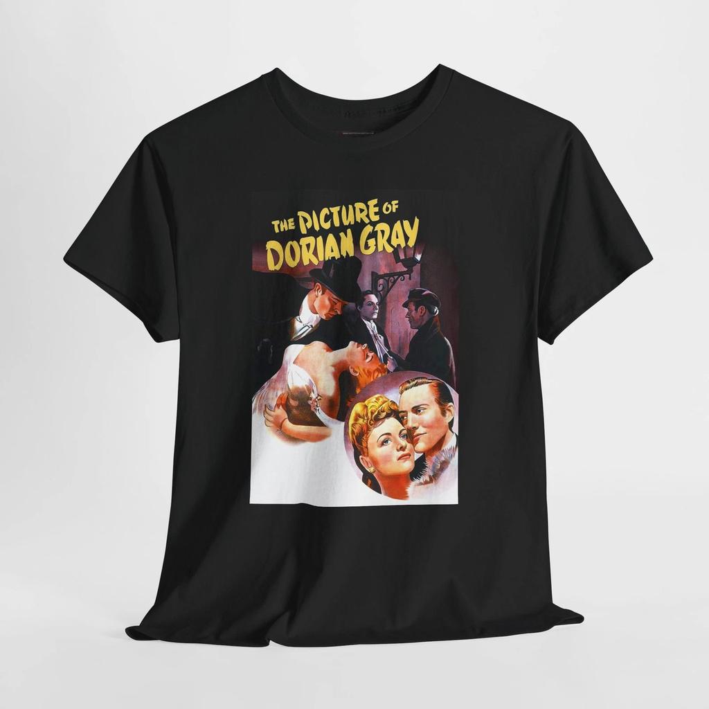 Picture of Dorian Gray 1945 Retro Movie Poster Horror Unisex Graphic T-Shirt