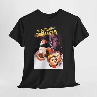 Picture of Dorian Gray 1945 Retro Movie Poster Horror Unisex Graphic T-Shirt