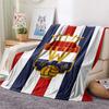 Willem II Tilburg Flannel Blanket, High quality Comfortable for All Seasons, Home Decor, Warmth and Comfort