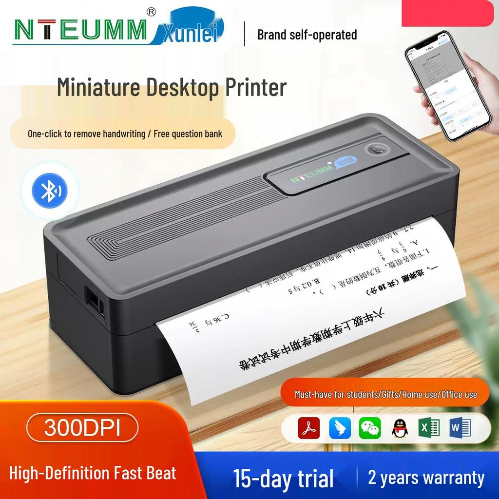 Compact Bluetooth Thermal Printer for Shipping and Barcode Labels