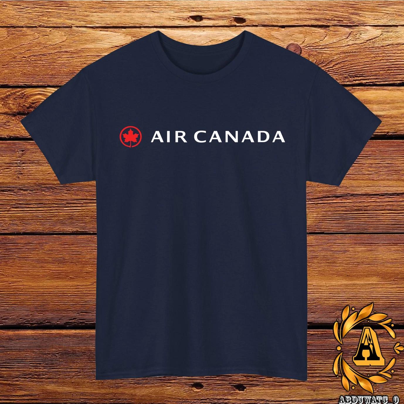 Air Canada Airlines Logo T-Shirt Black/Grey/White/Navy/Red/Light Blue S-5XL 3XL