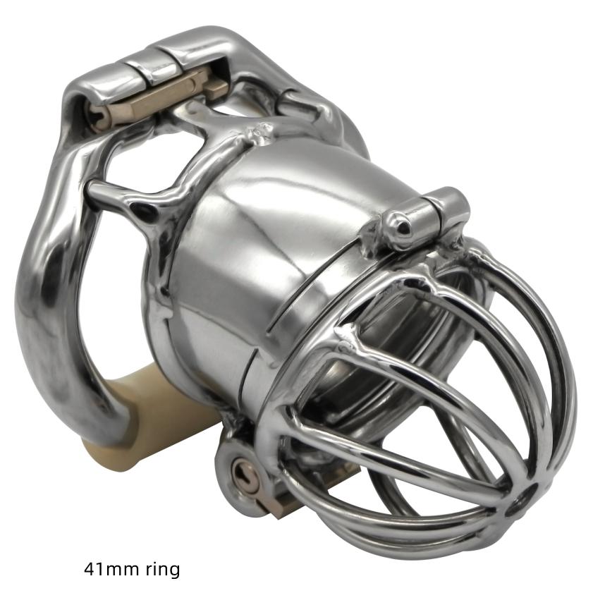 Ergonomic Stainless Steel Stealth Lock Male Chastity Device,Cock Cage,Penis Lock,Cock Ring,Chastity Belt, S076