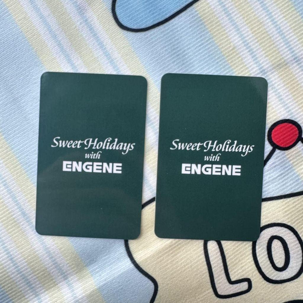 [USED] ENHYPEN Music Festival SBS Christmas Sanok Public Broadcast Trading Cards (2 Cards)