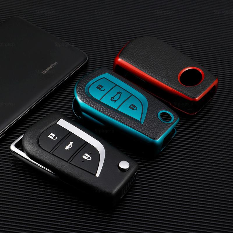 HOT Leather TPU Car Key Case Cover For BMW X1 X3 X5 X6 Series 1 2 5 7 F15 F16 E53 E70 E39 F10 F30 G30 G38 Car Key Shell