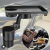 Stable Car Tray Organizer! Multi Functional Cup Holder and Tray with Dual Slots and Storage Space Cup Holders 5
