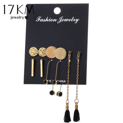 Vintage Goldfarben Lange Quasten Hängeohrringe Für Frauen Mode Statement Damen Schmuck Geschenk