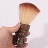 Neck Duster Brush Soft Hair Brushes Salon Hair Cutting Brush Broken Hair Sweep Brush with Wood Handle Neck Brush