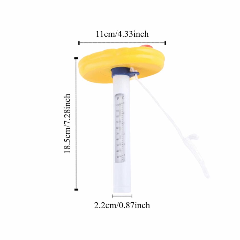 Easy Read Floating Pool Thermometer Shatter Resistant Large Size Swimming Pool Thermometer Water Temperature Thermometer Spas