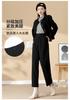 Harun pants: Winter fashionable commuting pants, high waist slimming women's casual pants