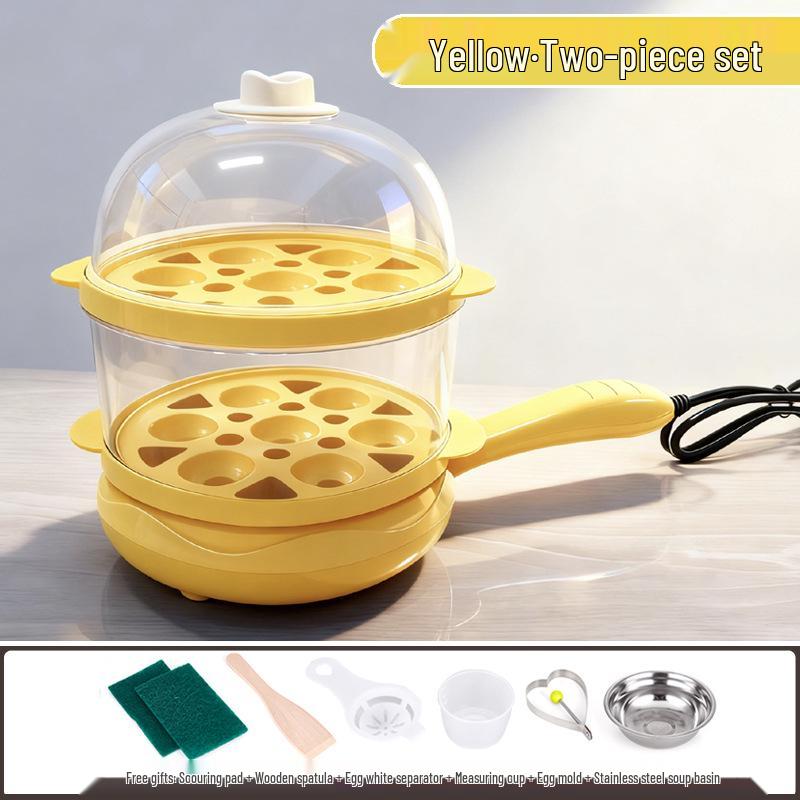 Canxiang Non-Stick Electric Frying Pan: Poached Eggs, Dumplings, Pot Stickers & Breakfast Cooker
