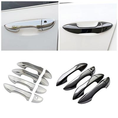 Voor Toyota Corolla 2013-2017 E160 E170 Koolstofvezel Kleur Modificatie Refit Chroom Deurhendel Cover Decoratie Trim Sticker