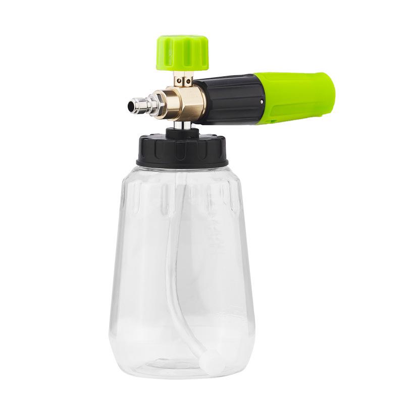 High-Pressure Foam Car Wash Gun with Self-Locking Spray Nozzle and Big Mouth Pot