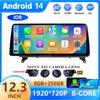 12.3" Android 14 Car For BMW X5 E70 X6 E71 2007 2008 -2013 CCC CIC NBT System Head Unit Auto Radio Multimedia Player WIFI+4G ID8