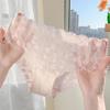Women Sweet Lace Panties Cotton Antibacterial Crotch Girls Seamless Sexy Underwear Low Waist Thin Hollow Briefs