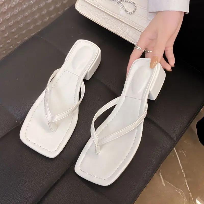 Fashion Woman Slippers On Beach Sandals Flip Flops Shoes For Women Natural Skin Slides Novelties Sale Cheap Liquidation Stylish Eva