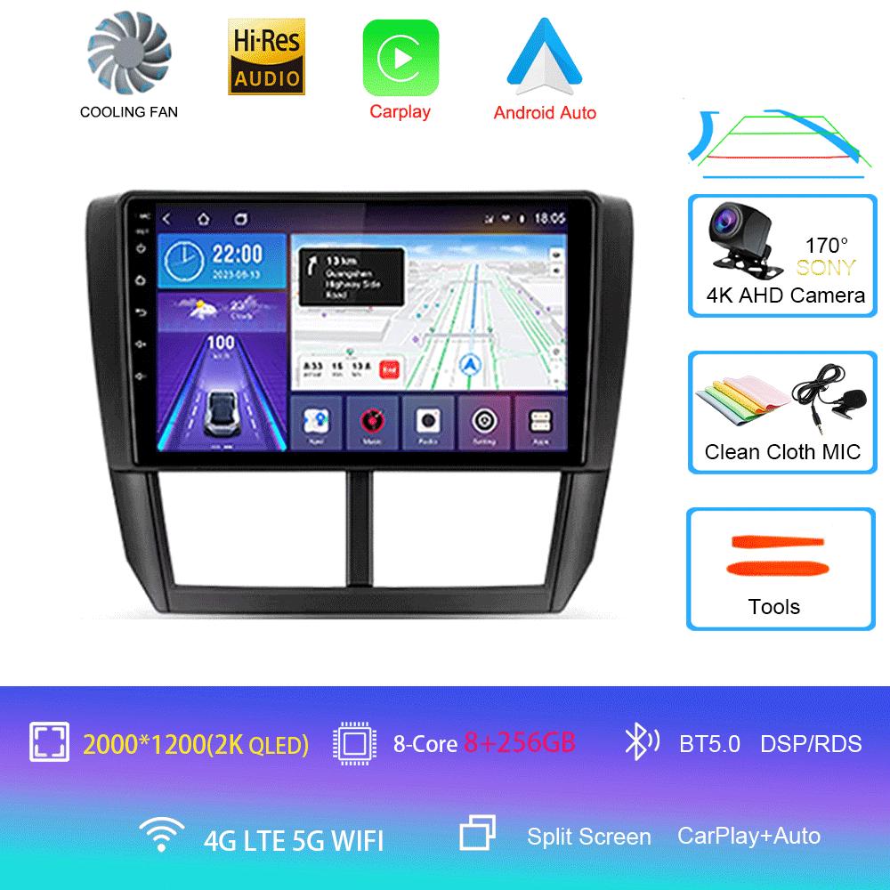 Android 14 Car Radio For Subaru Forester 3 SH 2007 - 2013 Multimedia Video Player Navigation Stereo GPS No 2din 2 Din Dvd