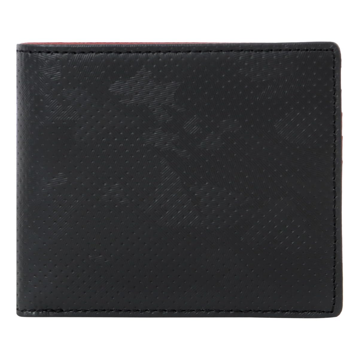 

Neu Interesse Bifold Wallet, Wickeln 3173, Men s, Cowhide and Sheepskin Leather, [04] Black x Red