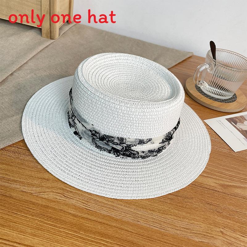 Vintage Style Ladies Sun Hat With Breathable Polyester And Adjustable Fit For Outdoors
