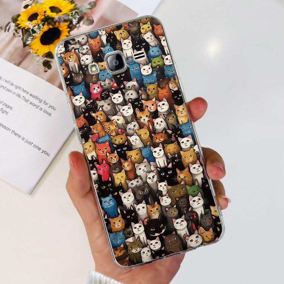 For Samsung Galaxy J5 SM-J500F J500G J500FN Cute Cartoon Phone Case For Samsung J5 2015 Soft Silicone TPU Cases