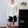 Design Streamer Large Lapel Knitted Cardigan Autumn and Winter New Loose Temperament Sweater Jacket Women