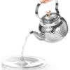 Teapot with Removable Infuser Stainless Steel Coffee Tea Perfect Filter for Loose Leaf Maker Water Kettle for Induction Gas