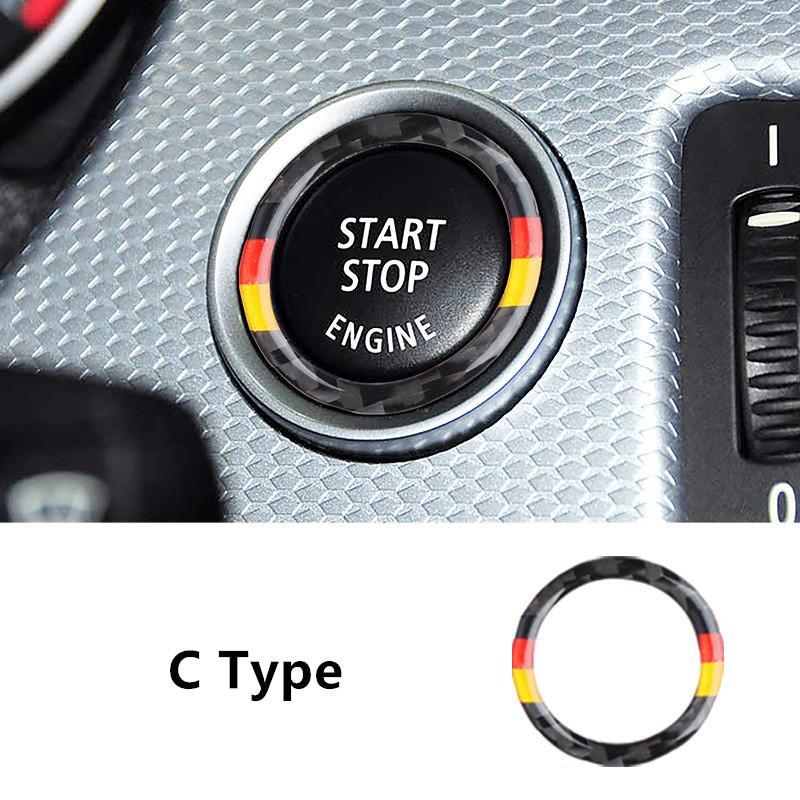 

Крышка кнопки запуска двигателя, остановки, наклейки, наклейки для зажигания, Стайлинг автомобиля для BMW E90 E92 E93 2009-2013 E89 Z4 C Type