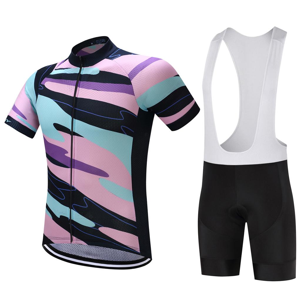 Men's Short Sleeve Cycling Wear Set Quick Dry Biking Shorts for Professional 2026 Summer Breathable Outdoor Sports Cycling Suit Set