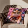 Game Jetpack Cat Overwatch Sierra Sombra Cushion Cover Suitable For Sofa Car Bedroom Office Cushions Decorative Pillow Case