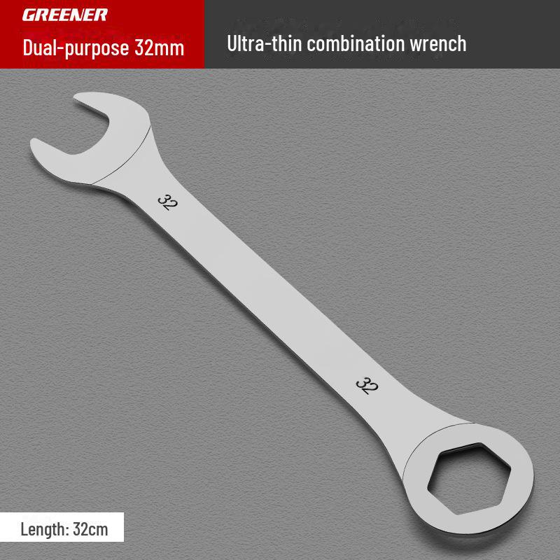 Green Forest Thin Open End Wrench Set: Complete Hardware Tool Set