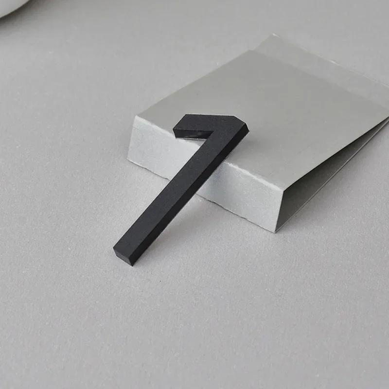 0-9 Ziffern Hausnummer Aufkleber 3D Selbstklebend Türschild Außen Briefkasten Hotel Apartment Zimmer Adressschild Heimdeko