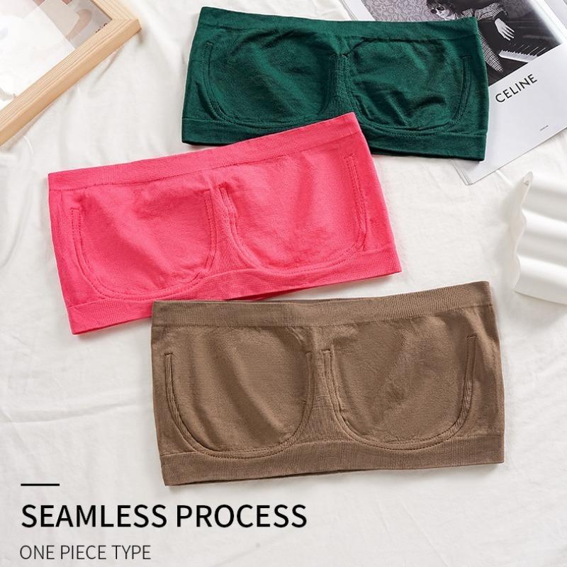 Strapless Wireless Bandeau Bra