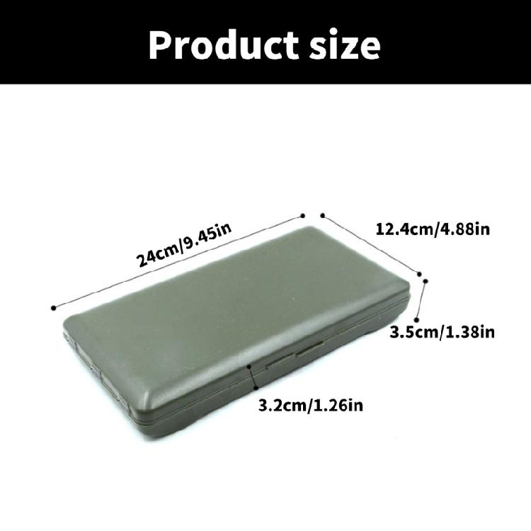 Container Box Secure Magnet Closure Organizers Carp Fishing Tackle Box Multiple Compartment Fishing Hook Storage Case