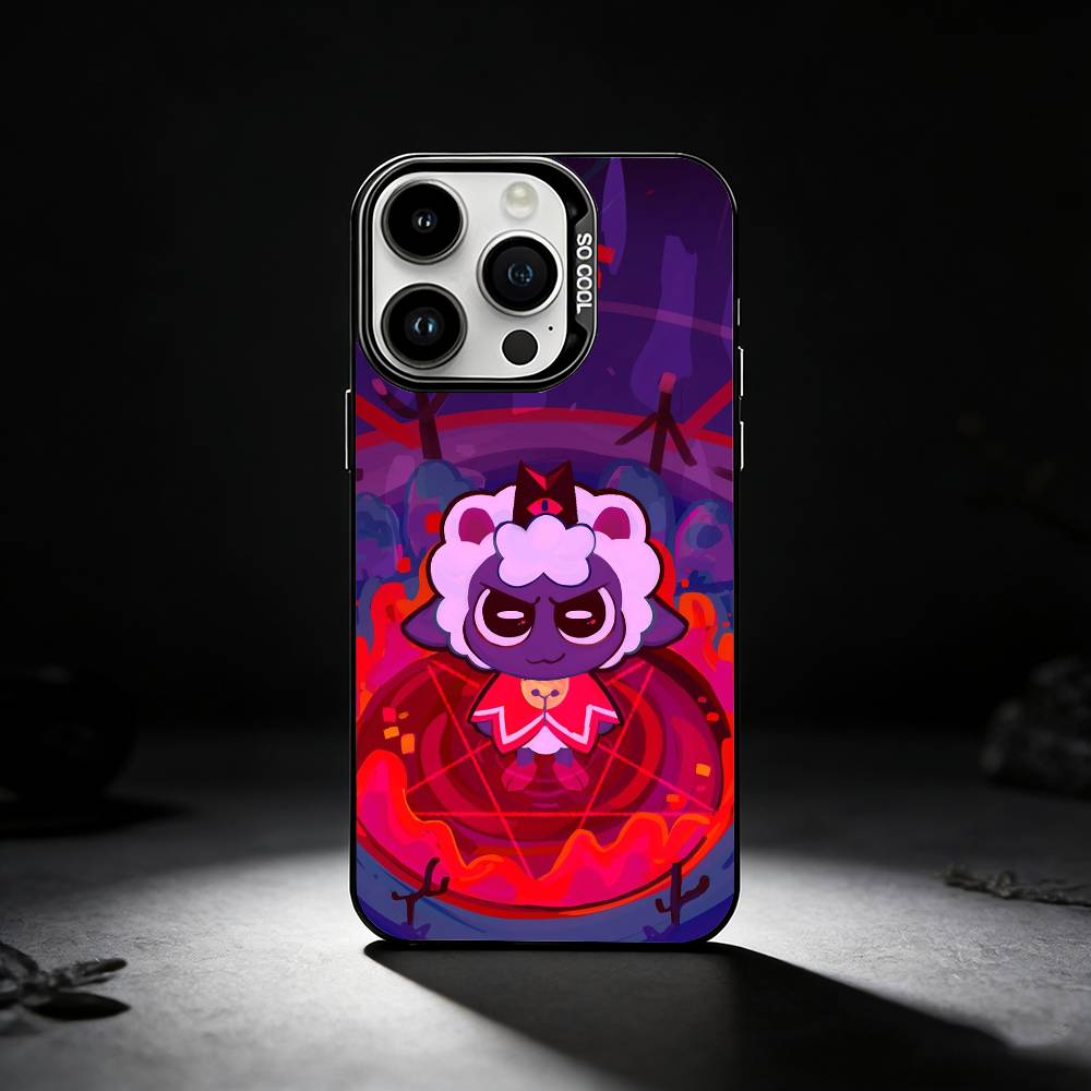 Cult Of The L-Lamb Game Phone Case For iPhone 17,16,15,14,13,12,11 Plus,Pro Max,XS,Colored silver phone case