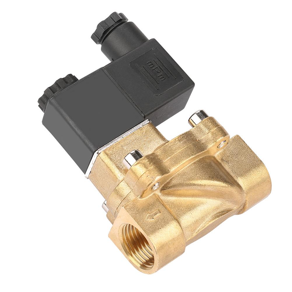 G1 2 Two Port Two Position Pilot Operated Solenoid Valve for Air Oil Water (DC24V)