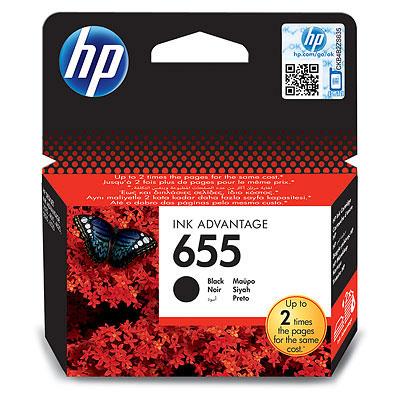Tinte HP 655 Schwarz