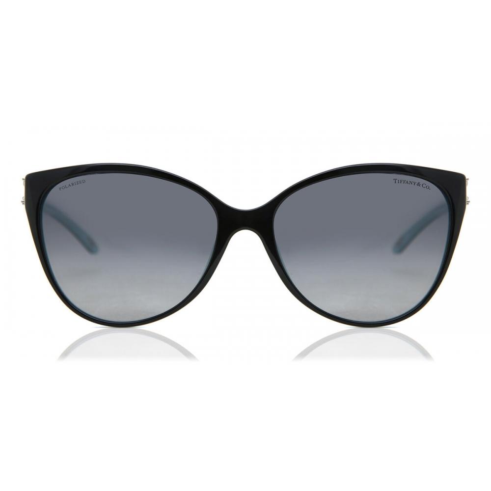 

Тиффани Ко. Tf4089b Asian Fit Polarized 8055t3 Женские солнцезащитные очки Black Blue/58