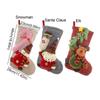 Santa Claus Christmas Candy Sock Elk Snowman Christmas Gift Bag Xmas Sock Haning Pendant  Christmas