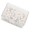 200 Pezzi Puntine Decorative in Acciaio con Testa di Perla Bianca Puntine da Pollice Puntine a Pressione Perlate Matrimonio