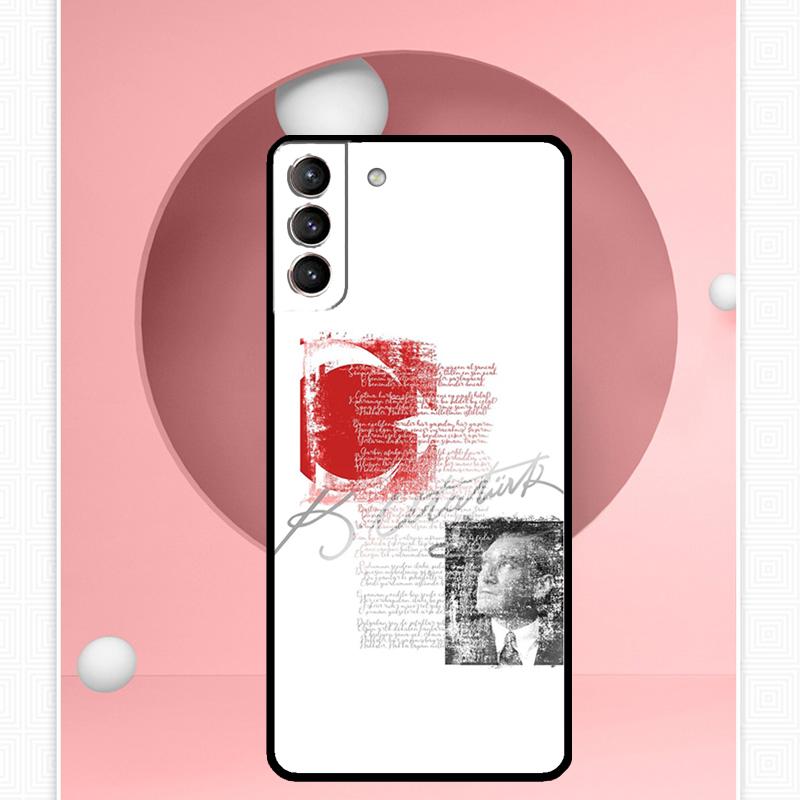 Turkey Mustafa Kemal Ataturk Case For Samsung Galaxy S25 Ultra S20 S21 S22 S23 S24 Plus S9 S10 S24 FE S25 FE Cover Funda