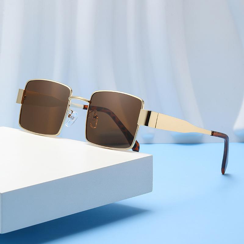 New Vintage Square Sunglasses Women Men Brand Rectangle Sun Glasses Female Oval Eyewear  for Male Female Eyeglasses